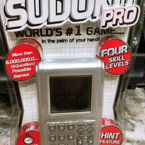 SOLD*********Sudoku Pro Handheld Electronic Game - Pocket Arcade - New + Sealed
